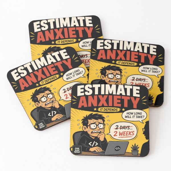 Item preview, Estimate Anxiety It Depends - Funny Developer Deadline Shirt designed and sold by Geek Tracy Shop.
