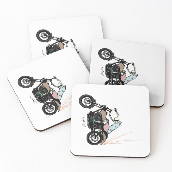 Item preview, Straight Up Extreme Motorbike Wheelie Stunt Graphic designed and sold by Sesignworxart.