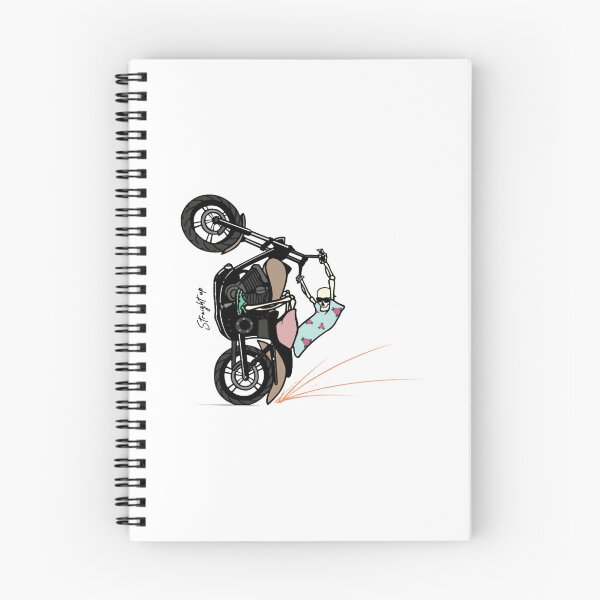 Item preview, Straight Up Extreme Motorbike Wheelie Stunt Graphic designed and sold by Sesignworxart.
