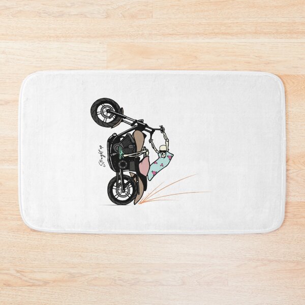 Item preview, Straight Up Extreme Motorbike Wheelie Stunt Graphic designed and sold by Sesignworxart.
