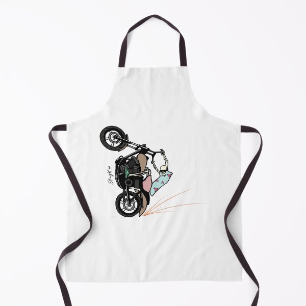 Item preview, Straight Up Extreme Motorbike Wheelie Stunt Graphic designed and sold by Sesignworxart.