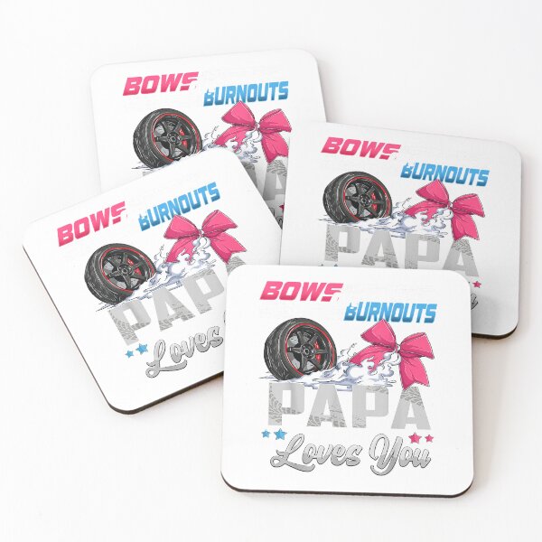 Item preview, burnouts or Bows Gender Reveal Party Announcement Papa T-Shirt designed and sold by Atros.