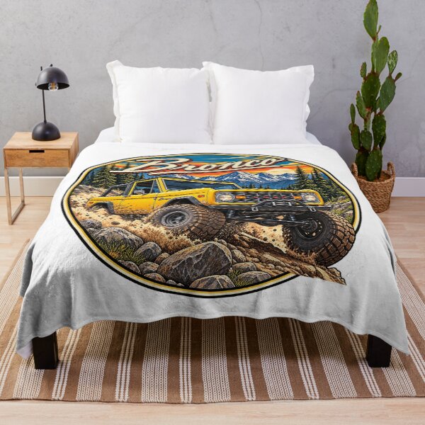 Item preview, Vintage Bronco 4x4 Off-Road SUV Mountain Sunset Adventure Graphic designed and sold by alwaysadeal.