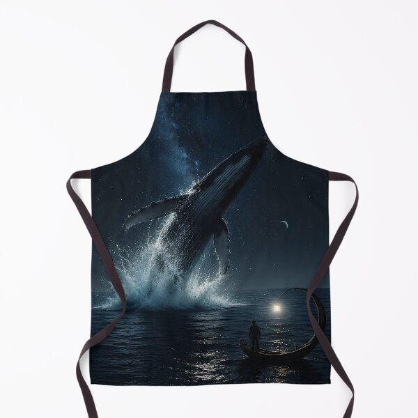 Item preview, Cosmic Whale Breach | Humpback Whale Under the Milky Way designed and sold by Extravanganzza.