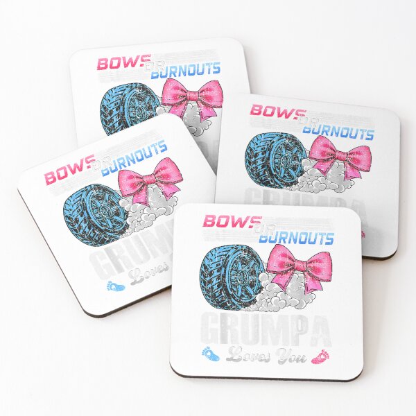 Item preview, Burnouts Or Bows Your Grumpa Loves You Gender Reveal T-Shirt designed and sold by KTY-NUSS.