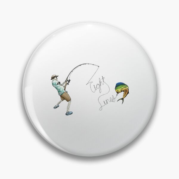 Item preview, Tight Lines Funny Reel Fishing Adventure Hobby Graphic designed and sold by Sesignworxart.