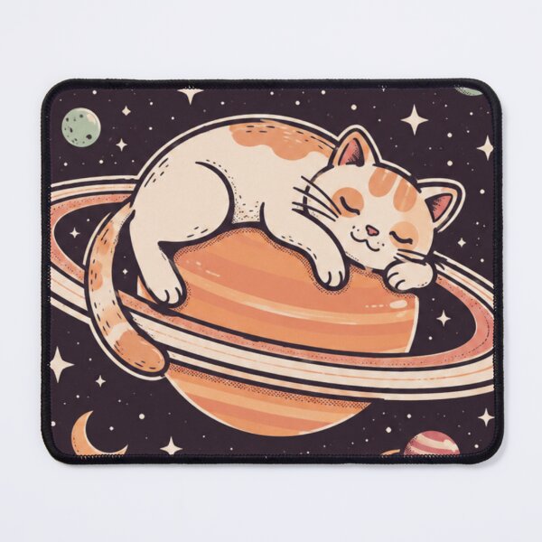 Item preview, Sleepy Cat on Saturn designed and sold by Nol1ytv.