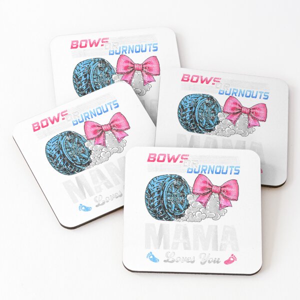 Item preview, Burnouts Or Bows Your Mama Loves You Gender Reveal T-Shirt designed and sold by gidget-gadget.