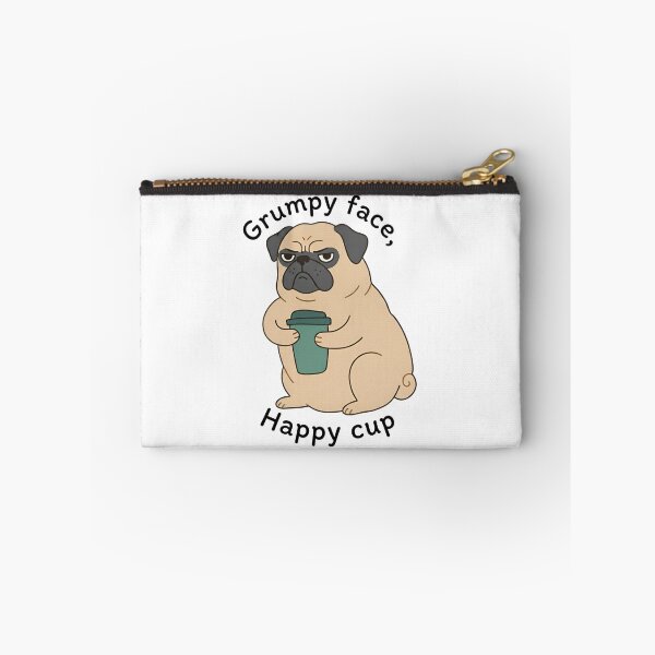 Item preview, Grumpy Pug Coffee Lover Morning Humor designed and sold by wingoo22.