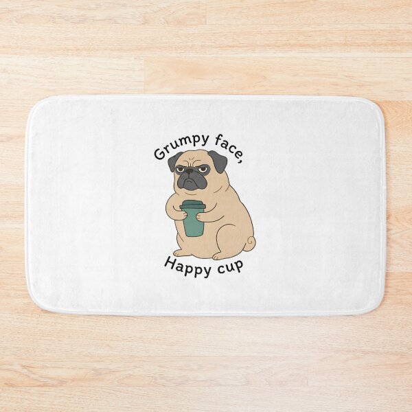 Item preview, Grumpy Pug Coffee Lover Morning Humor designed and sold by wingoo22.