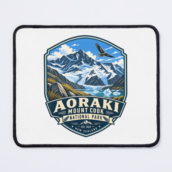 Item preview, Aoraki Mount Cook National Park New Zealand Travel Hiking Souvenir designed and sold by Star3NowForMe.