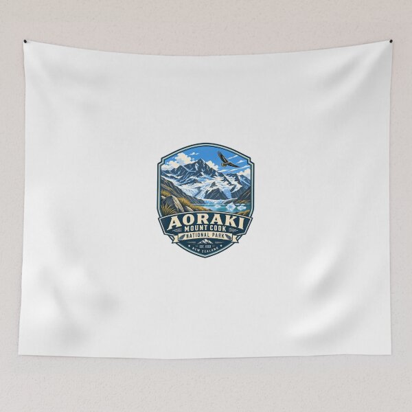 Item preview, Aoraki Mount Cook National Park New Zealand Travel Hiking Souvenir designed and sold by Star3NowForMe.