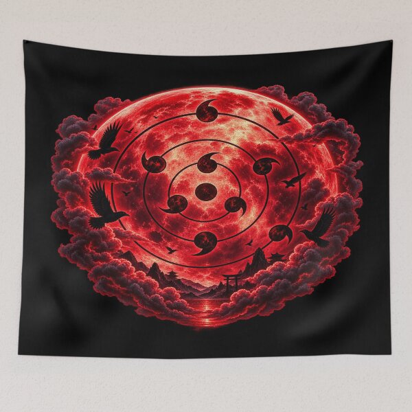 Item preview, Crimson Moon Eye – Mystical Red Eclipse designed and sold by TroviTutto.