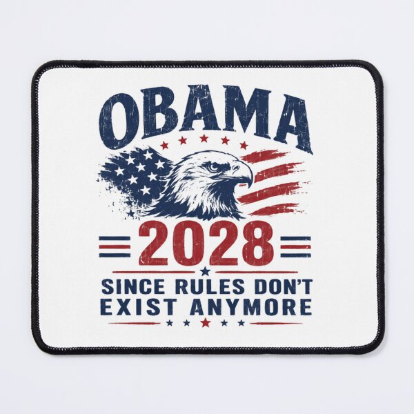 Item preview, Obama 2028 Since Rules Don't Exist Anymore Political Satire Supporter designed and sold by HumansStuck12.