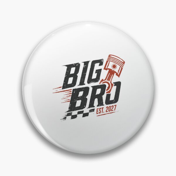 Item preview, Big Bro Est. 2027 New Big Brother Automotive Racing Fan designed and sold by HumansStuck12.