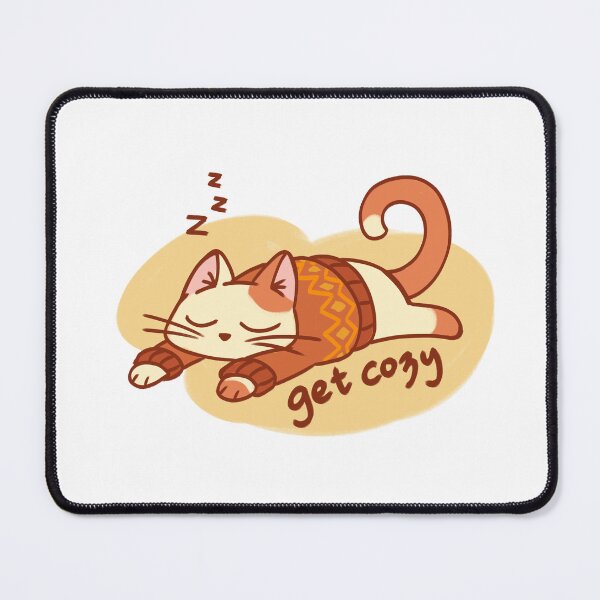 Item preview, cozy autumn cat designed and sold by artjellybellyPH.