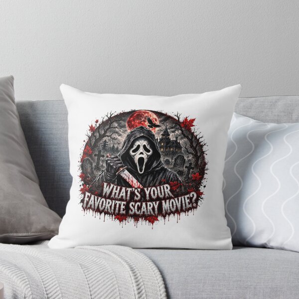 Item preview, Ghostface What's Your Favorite Scary Movie Halloween Horror Graphic designed and sold by DYALEEZ-XCR.