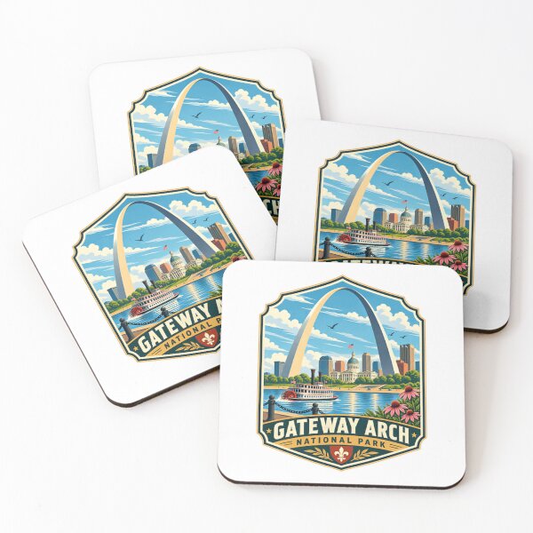 Item preview, Gateway Arch National Park St Louis Missouri Travel Landmark Tourist Souvenir designed and sold by Star3NowForMe.