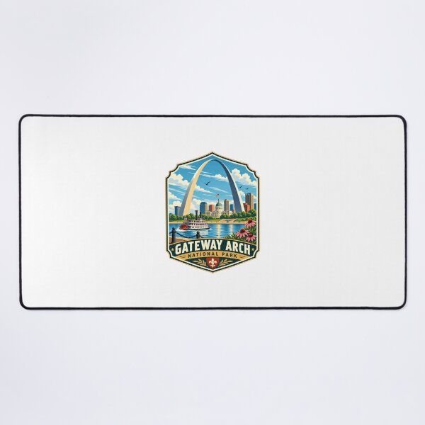 Item preview, Gateway Arch National Park St Louis Missouri Travel Landmark Tourist Souvenir designed and sold by Star3NowForMe.