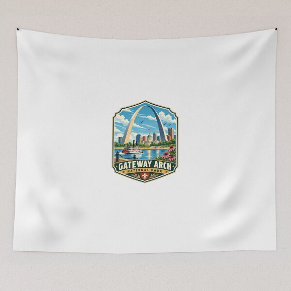 Item preview, Gateway Arch National Park St Louis Missouri Travel Landmark Tourist Souvenir designed and sold by Star3NowForMe.
