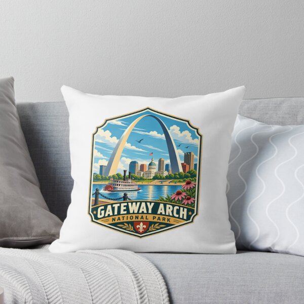 Item preview, Gateway Arch National Park St Louis Missouri Travel Landmark Tourist Souvenir designed and sold by Star3NowForMe.