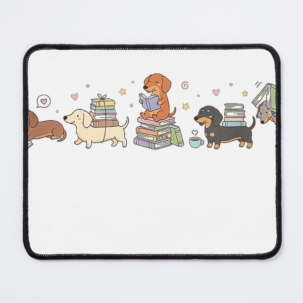 Item preview, Dachshund Reading Book Bookish Reader Wiener Dog Bookworm T-Shirt designed and sold by Magoya Store ⭐⭐⭐⭐⭐.