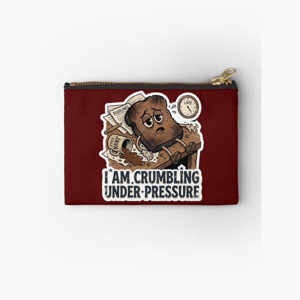 Item preview, Crumbling Under Pressure Funny Burnt Toast Vintage Cartoon T-Shirt designed and sold by Eidos [][][] ~εἶδος~.