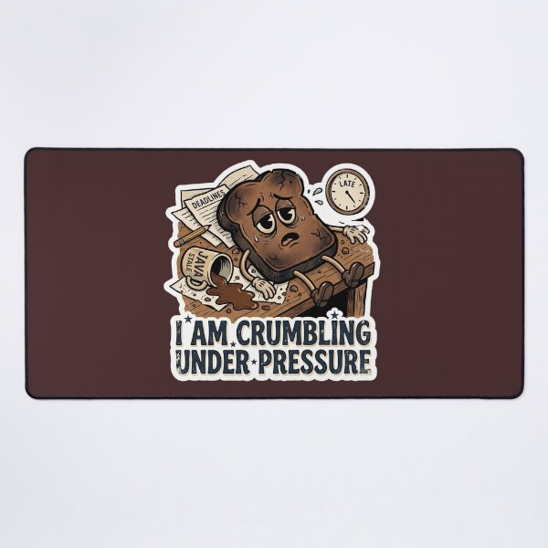 Item preview, Crumbling Under Pressure Funny Burnt Toast Vintage Cartoon T-Shirt designed and sold by Eidos [][][] ~εἶδος~.