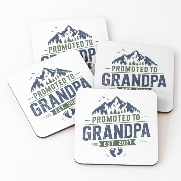 Item preview, Promoted To Grandpa Est. 2027 New Grandfather Expectant Grandparent Announcement designed and sold by HumansStuck12.