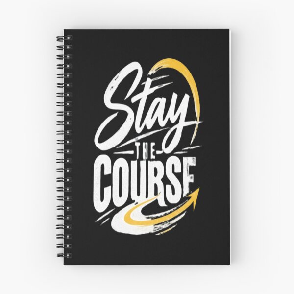 Item preview, Stay The Course Motivational Compass Typography Design designed and sold by v6ziix.