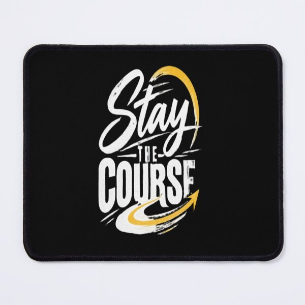 Item preview, Stay The Course Motivational Compass Typography Design designed and sold by v6ziix.