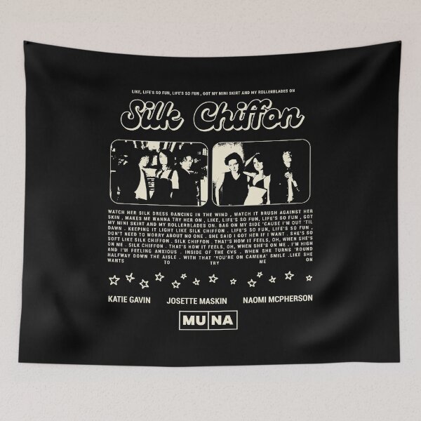 Item preview, Muna Band Save The World Album Silk Chiffon Life's So Fun Tour designed and sold by nell38273.