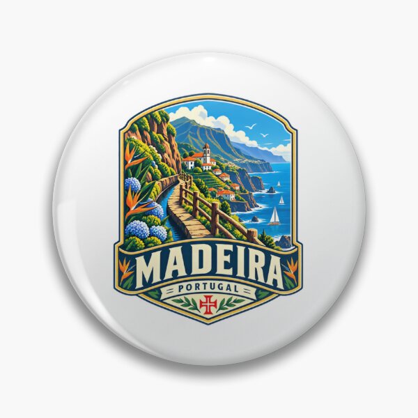 Item preview, Madeira Portugal Travel Vacation Island Souvenir Gift designed and sold by Star3NowForMe.