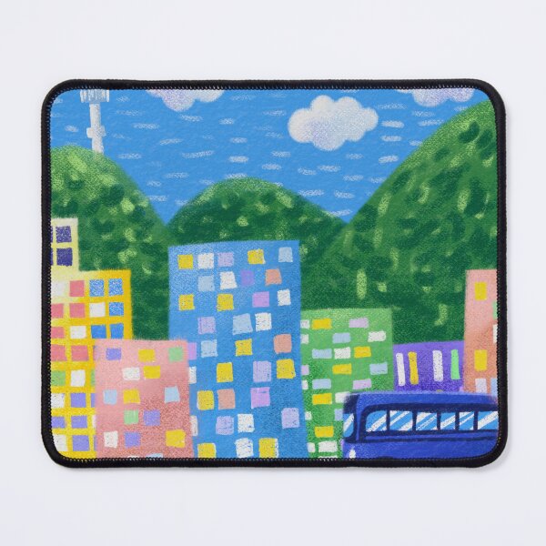 Item preview, Colorful Seoul City Bus Illustration designed and sold by tammist.