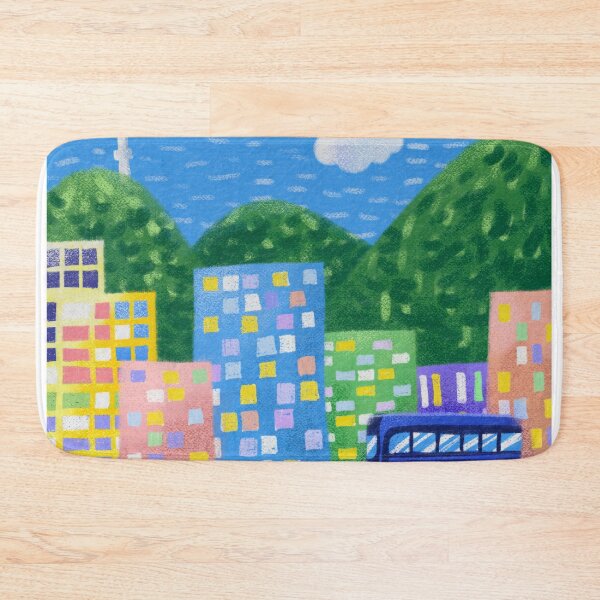 Item preview, Colorful Seoul City Bus Illustration designed and sold by tammist.