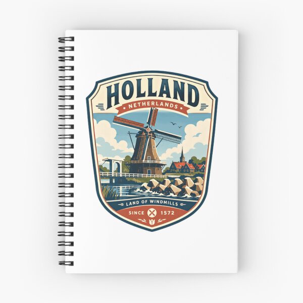 Item preview, Holland Netherlands Land Of Windmills Since 1572 Dutch Travel Heritage designed and sold by Star3NowForMe.