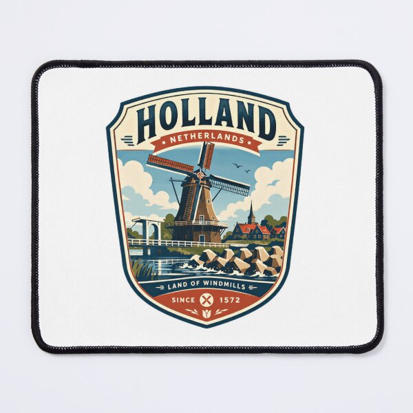 Item preview, Holland Netherlands Land Of Windmills Since 1572 Dutch Travel Heritage designed and sold by Star3NowForMe.