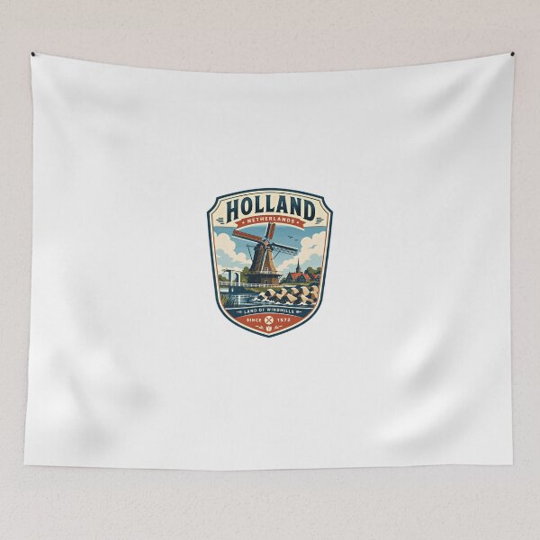 Item preview, Holland Netherlands Land Of Windmills Since 1572 Dutch Travel Heritage designed and sold by Star3NowForMe.