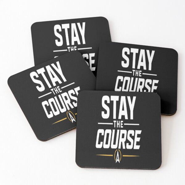 Item preview, Stay The Course Motivational Compass Typography Design designed and sold by v6ziix.