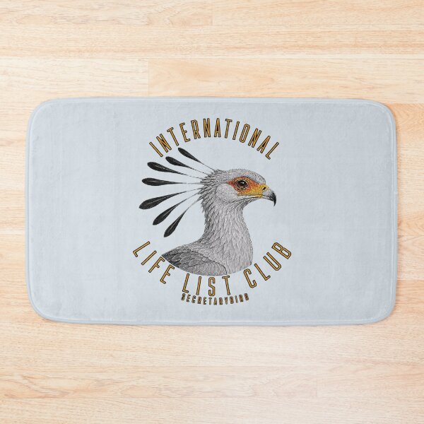 Item preview, Secretarybird – International Life List Club designed and sold by American Fieldmark Studio.