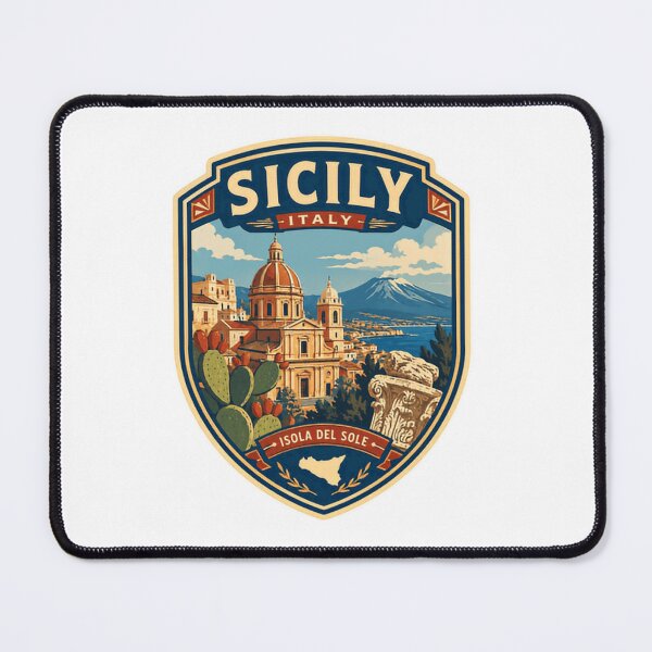 Item preview, Sicily Italy Isola Del Sole Sicilian Heritage Travel Souvenir designed and sold by Star3NowForMe.