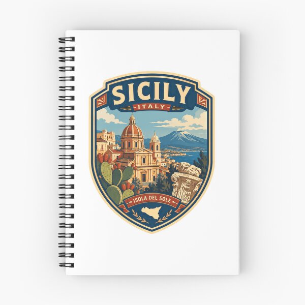 Item preview, Sicily Italy Isola Del Sole Sicilian Heritage Travel Souvenir designed and sold by Star3NowForMe.