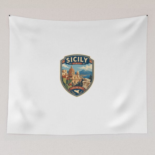 Item preview, Sicily Italy Isola Del Sole Sicilian Heritage Travel Souvenir designed and sold by Star3NowForMe.
