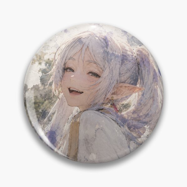 Item preview, Frieren Beyond Journey's End Watercolor Anime Portrait designed and sold by iwzzuel.