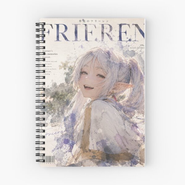 Item preview, Frieren Beyond Journey's End Watercolor Anime Portrait designed and sold by iwzzuel.