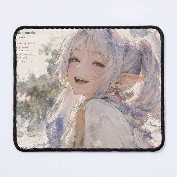 Item preview, Frieren Beyond Journey's End Watercolor Anime Portrait designed and sold by iwzzuel.