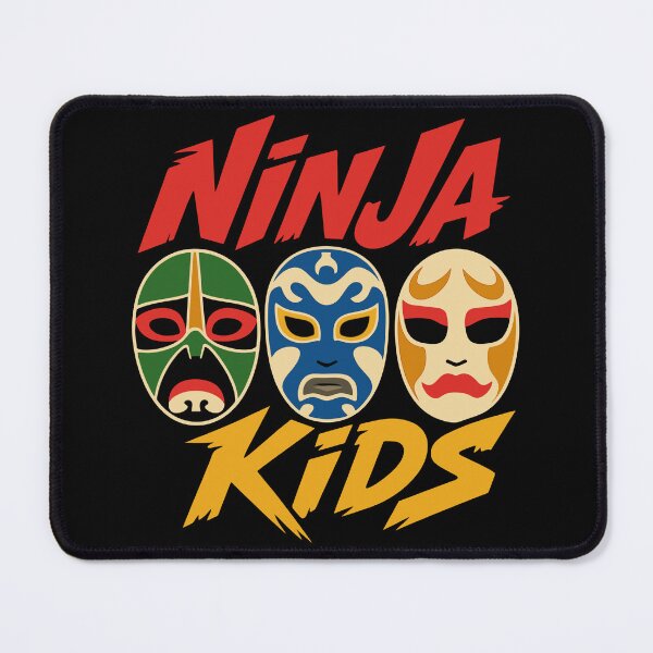 Item preview, Ninja Kids Logo Action Masks Retro Style designed and sold by killem667.