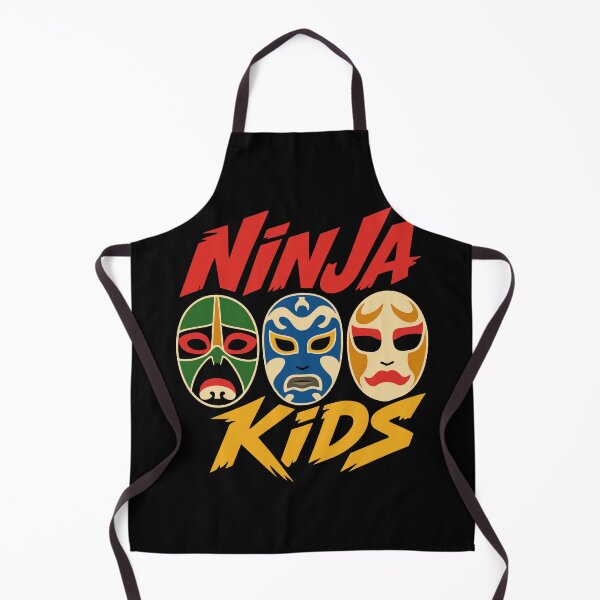 Item preview, Ninja Kids Logo Action Masks Retro Style designed and sold by killem667.