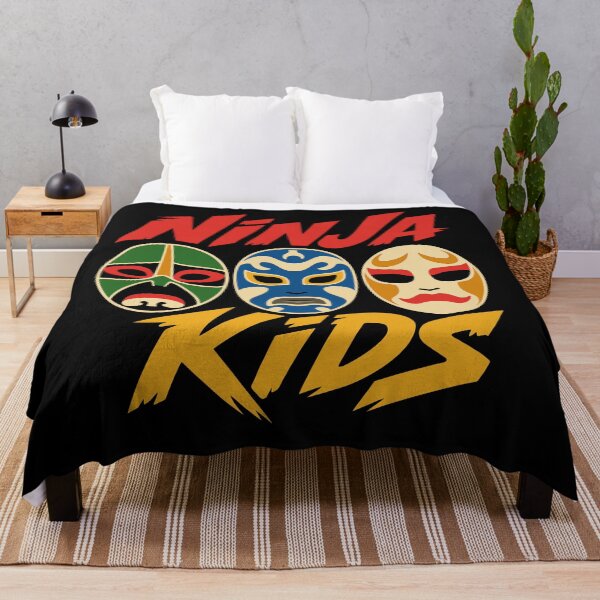 Item preview, Ninja Kids Logo Action Masks Retro Style designed and sold by killem667.