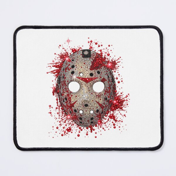 Item preview, Jason Voorhees Bling Rhinestone Hockey Mask Horror Graphic designed and sold by DYALEEZ-XCR.